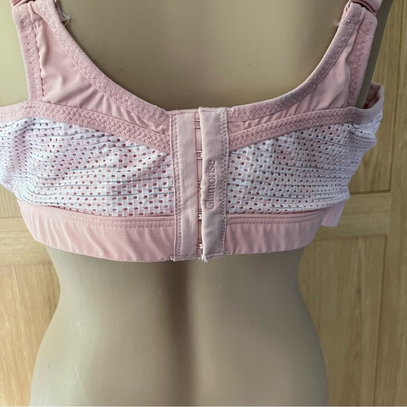 GLAMORISE 42F High Impact Seamless Underwire Sports Bra Pink - Picture 5 of 15